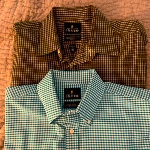Set of 2 Stafford dress shirts, size 16.5, 34-35